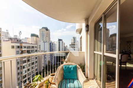 Varanda de apartamento à venda com 4 quartos, 320m² em Higienópolis, São Paulo