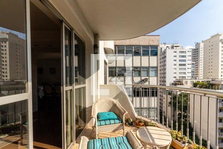 Varanda de apartamento à venda com 4 quartos, 320m² em Higienópolis, São Paulo