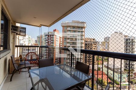 Varanda da Sala de apartamento à venda com 3 quartos, 95m² em Vital Brasil, Niterói