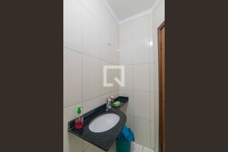Banheiro da Suite de apartamento à venda com 2 quartos, 150m² em Vila Pires, Santo André