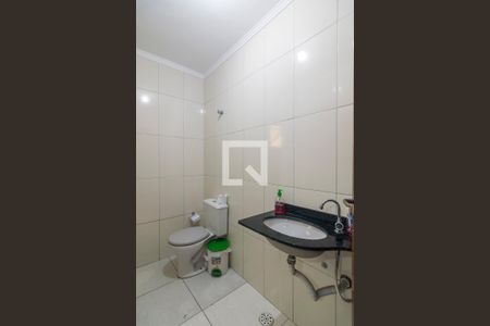 Banheiro da Suite de apartamento à venda com 2 quartos, 150m² em Vila Pires, Santo André