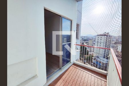 Varanda da Sala de apartamento para alugar com 3 quartos, 90m² em Engenho Novo, Rio de Janeiro