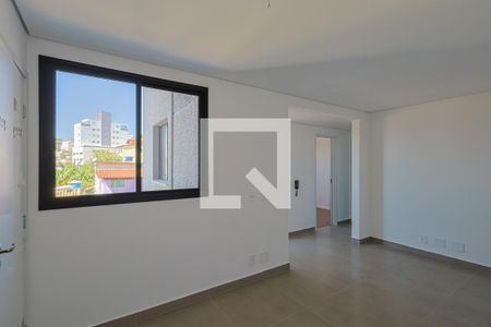 Sala de apartamento à venda com 2 quartos, 55m² em União, Belo Horizonte