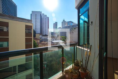 Varanda da Sala de apartamento à venda com 1 quarto, 90m² em Bela Vista, São Paulo