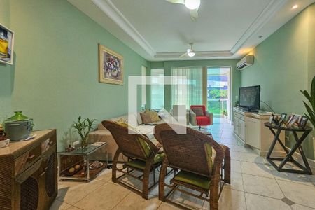 Sala de apartamento para alugar com 4 quartos, 170m² em Enseada, Guarujá