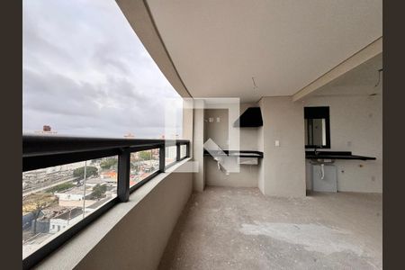 Varanda gourmet de apartamento à venda com 3 quartos, 103m² em Vila Assunção, Santo André