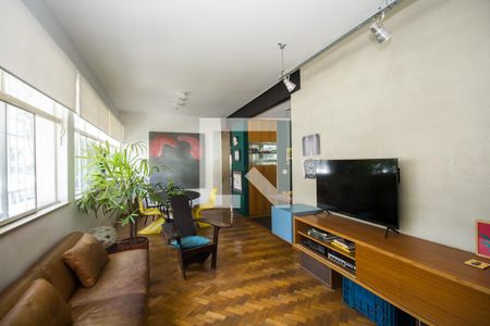 Sala de apartamento para alugar com 3 quartos, 100m² em Funcionários, Belo Horizonte