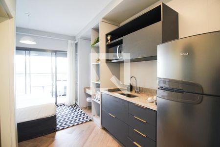 Studio à venda com 27m², 1 quarto e sem vaga Studio à venda com 27m², 1 quarto e sem vagaCozinha