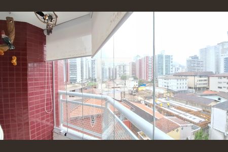 Varanda de apartamento para alugar com 2 quartos, 68m² em Canto do Forte, Praia Grande