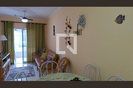 Sala de apartamento para alugar com 2 quartos, 68m² em Canto do Forte, Praia Grande