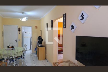 Sala de apartamento para alugar com 2 quartos, 68m² em Canto do Forte, Praia Grande