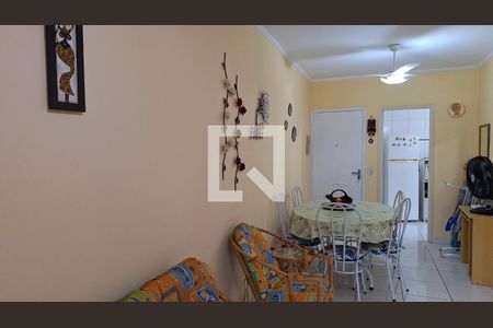 Sala de apartamento para alugar com 2 quartos, 68m² em Canto do Forte, Praia Grande