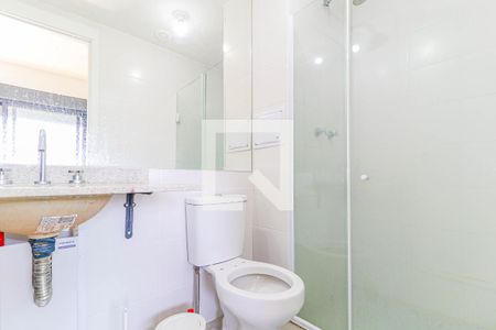 Banheiro de kitnet/studio à venda com 1 quarto, 30m² em Jardim das Acácias, São Paulo