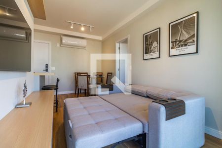 Sala de apartamento para alugar com 1 quarto, 48m² em Pinheiros, São Paulo