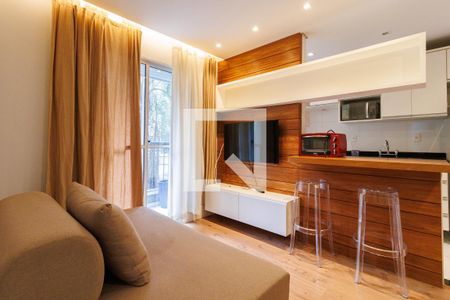 Sala de apartamento para alugar com 1 quarto, 40m² em Jardim Ampliacao, São Paulo