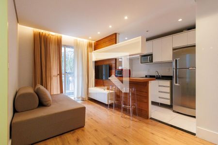 Sala de apartamento para alugar com 1 quarto, 40m² em Jardim Ampliacao, São Paulo