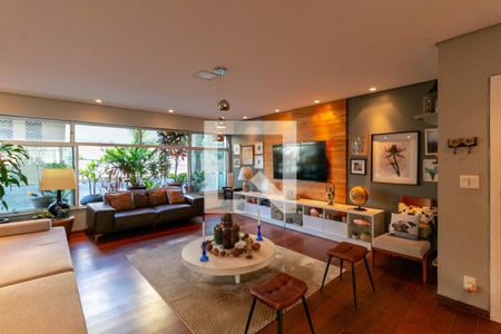 Sala de apartamento à venda com 3 quartos, 242m² em Serra, Belo Horizonte