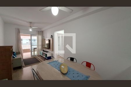 Sala de apartamento para alugar com 2 quartos, 76m² em Boqueirão, Praia Grande