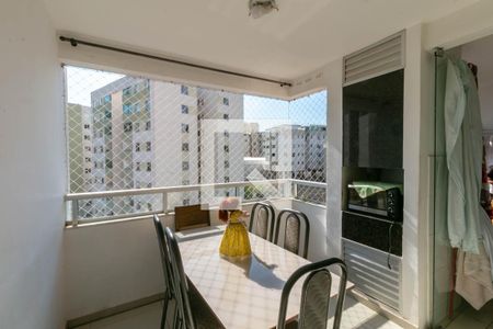 Varanda Sala de apartamento à venda com 3 quartos, 75m² em Ouro Preto, Belo Horizonte