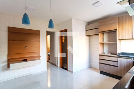 Sala / Cozinha de apartamento para alugar com 1 quarto, 35m² em Vila Matilde, São Paulo