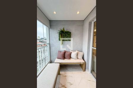 Varanda da sala  de apartamento à venda com 2 quartos, 60m² em Parada Inglesa, São Paulo