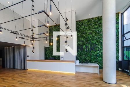 Studio para alugar com 28m², 1 quarto e sem vaga Studio para alugar com 28m², 1 quarto e sem vagaHall de Entrada