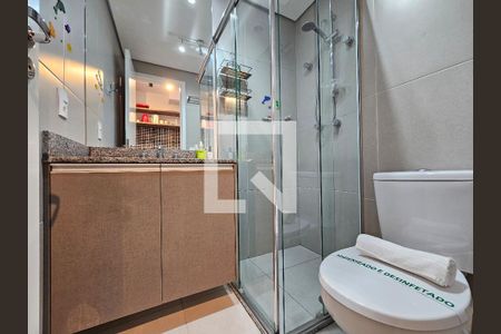 Studio para alugar com 28m², 1 quarto e sem vaga Studio para alugar com 28m², 1 quarto e sem vagaBanheiro