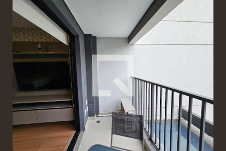 Studio para alugar com 28m², 1 quarto e sem vaga Studio para alugar com 28m², 1 quarto e sem vagaVaranda