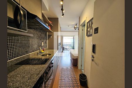 Studio para alugar com 28m², 1 quarto e sem vaga Studio para alugar com 28m², 1 quarto e sem vagaCozinha