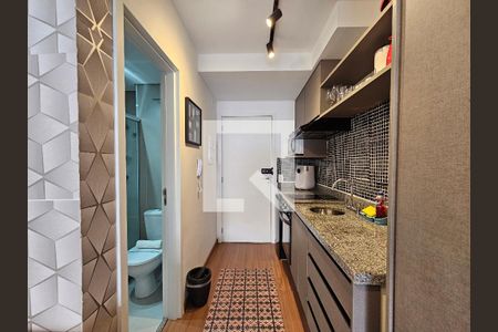 Studio para alugar com 28m², 1 quarto e sem vaga Studio para alugar com 28m², 1 quarto e sem vagaCozinha