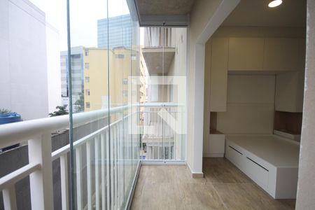 Varanda de apartamento à venda com 1 quarto, 30m² em Liberdade, São Paulo
