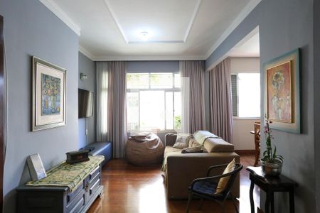Sala de TV de apartamento à venda com 4 quartos, 230m² em Serra, Belo Horizonte