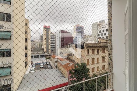 Varanda do Quarto de apartamento para alugar com 1 quarto, 55m² em Vila Buarque, São Paulo