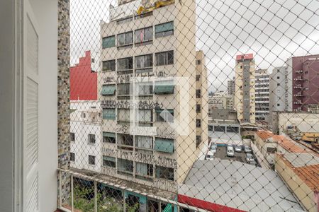 Varanda do Quarto de apartamento para alugar com 1 quarto, 55m² em Vila Buarque, São Paulo
