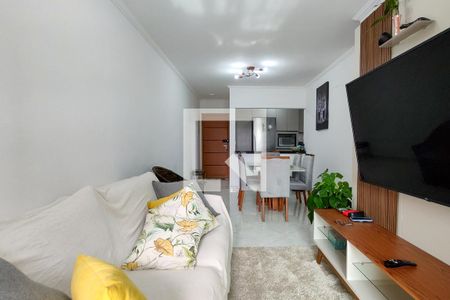 Sala de apartamento para alugar com 3 quartos, 101m² em Vila Assuncao, Praia Grande