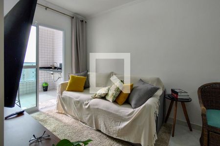 Sala de apartamento para alugar com 3 quartos, 101m² em Vila Assuncao, Praia Grande