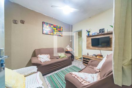 Sala de casa à venda com 4 quartos, 125m² em Vila Guaraciaba, Santo André