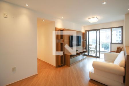 Sala de apartamento para alugar com 1 quarto, 71m² em Moema, São Paulo