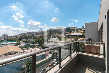 varanda de apartamento à venda com 1 quarto, 53m² em Estoril, Belo Horizonte