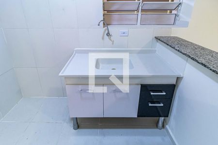 Cozinha de casa para alugar com 1 quarto, 33m² em Vila Gomes, São Paulo