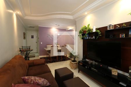 Sala de apartamento à venda com 3 quartos, 76m² em Vila Gilda, Santo André