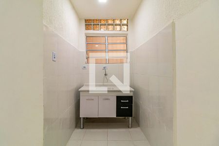 Cozinha de casa para alugar com 1 quarto, 33m² em Vila Gomes, São Paulo