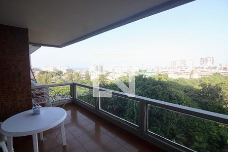 Varanda da Sala de apartamento à venda com 3 quartos, 125m² em Barra da Tijuca, Rio de Janeiro
