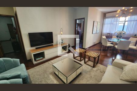 Sala de apartamento para alugar com 3 quartos, 110m² em Aparecida, Santos