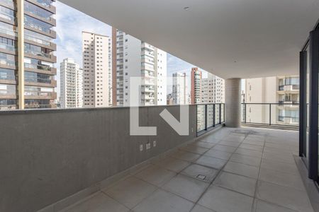 Varanda da Sala de apartamento à venda com 3 quartos, 154m² em Chácara Klabin, São Paulo