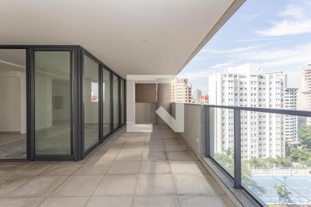 Varanda da Sala de apartamento à venda com 3 quartos, 154m² em Chácara Klabin, São Paulo