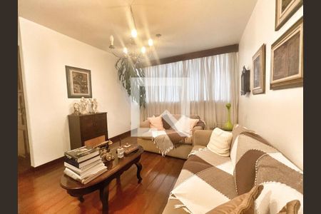 Sala de apartamento à venda com 4 quartos, 180m² em Lourdes, Belo Horizonte