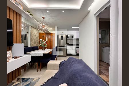 Sala de apartamento à venda com 2 quartos, 60m² em Vila Alice, Santo André