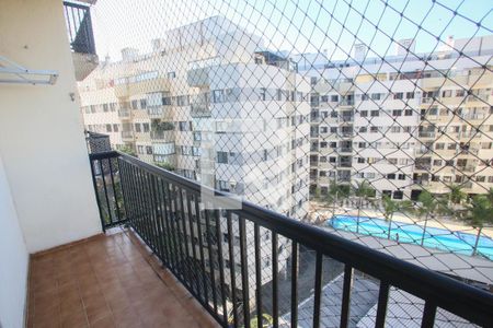 Varanda da Sala de apartamento à venda com 3 quartos, 77m² em Pechincha, Rio de Janeiro