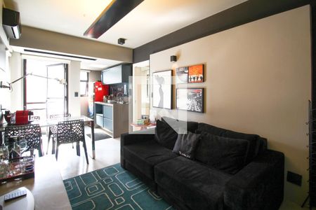 Sala de apartamento à venda com 1 quarto, 40m² em Vila Nova Conceição, São Paulo